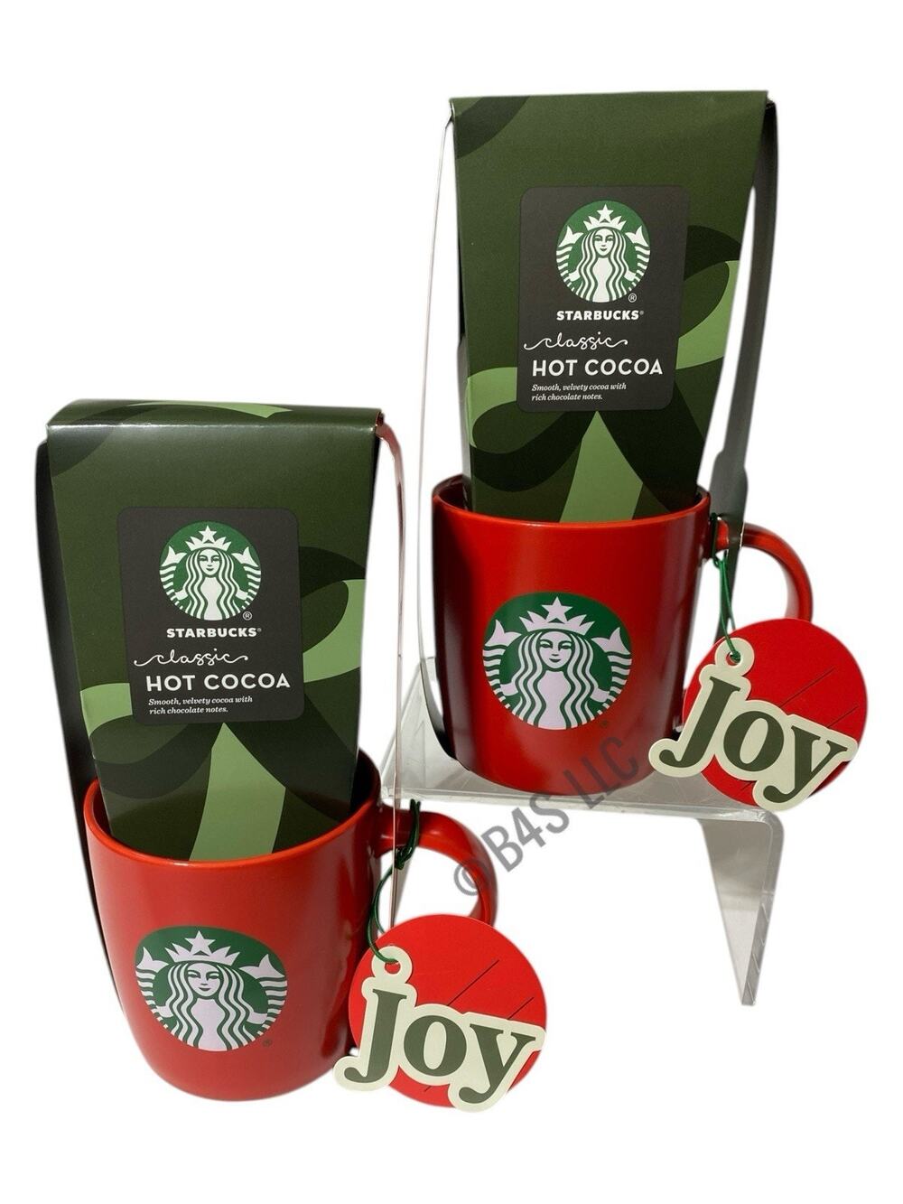 Starbucks 2025 Mug Gift Set w/ Hot Cocoa Classic Exp May 2026, Set of 2
